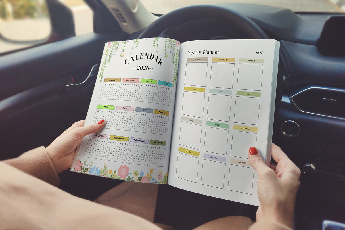 2026 Weekly Planner, a Stationery Template by Designmela01 (Photo 2 of 6)