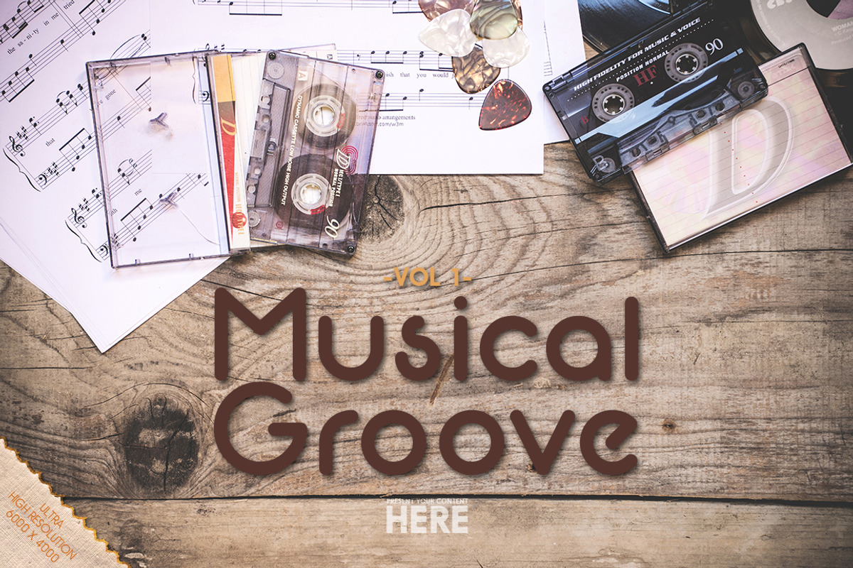 Musical Groove Header/Hero -vol 1-, a Product Mockup by Mister T (Photo 5 of 6)