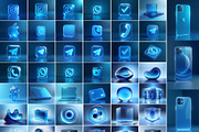 3D Futuristic Icons & Elements, a Technology Illustration by Preza Buro (Thumbnail 5 of 9)