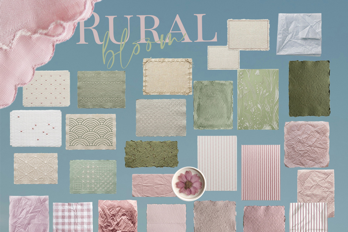 Rural bloom Cottagecore Scrapbooking, an Object Graphic by 60secondsArt (Photo 3 of 10)
