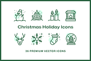 36 Christmas Holiday Icons, an Icon by Furnace (Thumbnail 2 of 5)