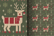 Christmas Ugly Seamless Pattern, a Pattern Graphic by DIYnArtShop (Thumbnail 8 of 11)