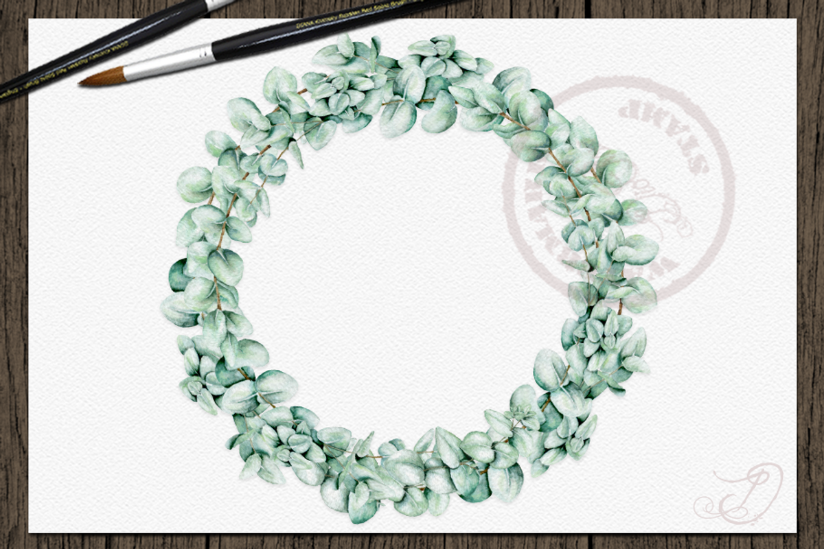 Baby Eucalyptus Illustration, a Decorative Illustration by DioFlow (Photo 3 of 6)