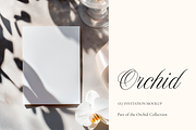 Orchid 5x7 Invitation Card Mockup, a Product Mockup by Serenefeeling (Thumbnail 1 of 6)