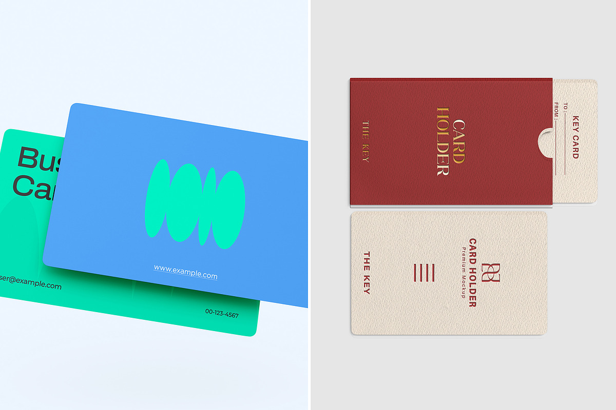 Key Card Mockup Collection, an Advertising Mockup by graphypix (Photo 4 of 14)