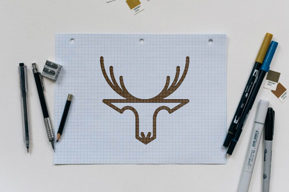 Strong Antlers Deer Roe Animal Logo, a Branding & Logo Template by jongcreative (Photo 2 of 3)
