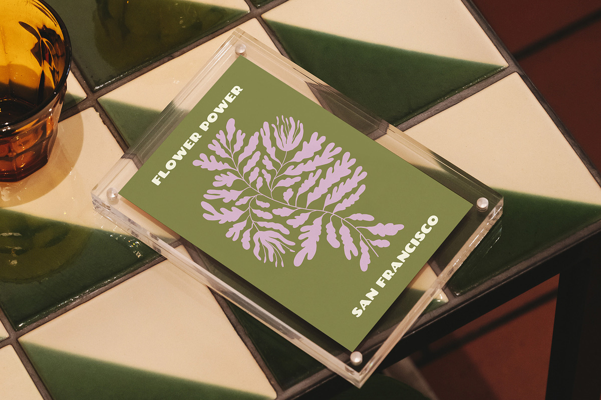 Floral Print Posters, an Object Graphic by DesignThatMatters (Photo 5 of 11)