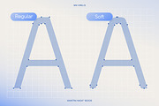 MN Virelis - Modern Geometric Sans, a Sans Serif Font by Mantra Naga (Thumbnail 9 of 15)