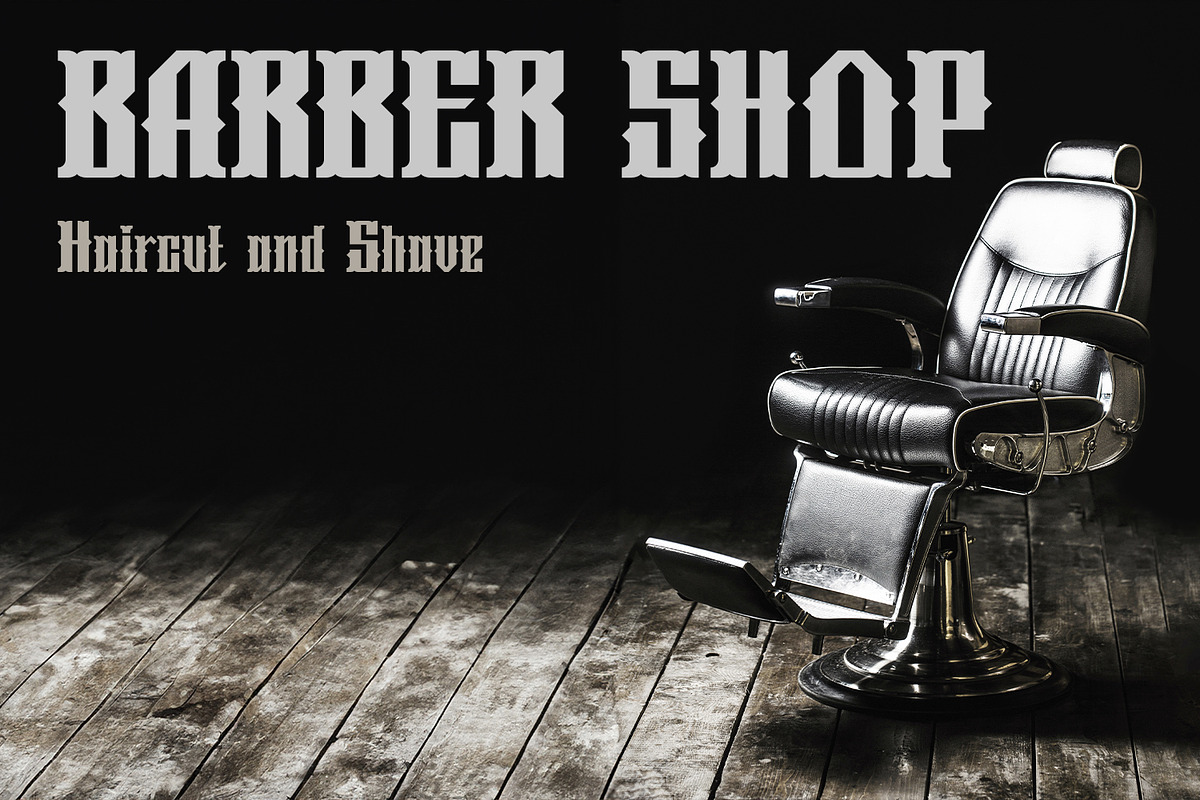 Raven Gothic Blackletter Font, a Blackletter Font by OWPictures (Photo 6 of 10)