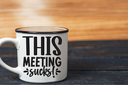 Office Coffee Quotes SVG Bundle, an Object Graphic by Design's Dark (Thumbnail 10 of 12)