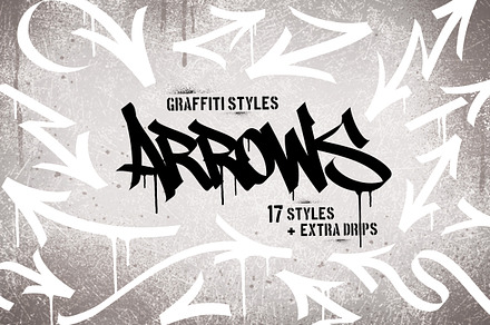 Graffiti Style Vector Arrows