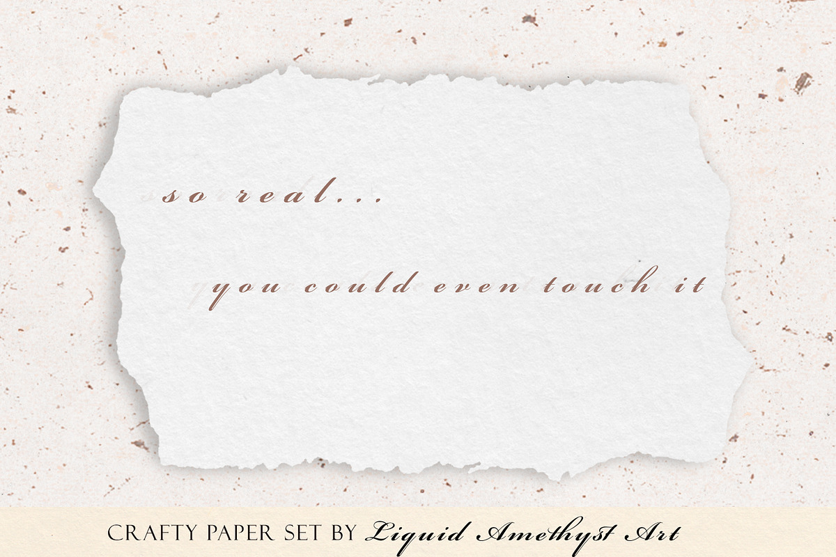 Crafty Delicate Watercolor Paper Set, a Texture Graphic by Liquid Amethyst Art (Photo 7 of 7)