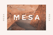 Mesa, a Font by Midnight Grim (Thumbnail 1 of 7)