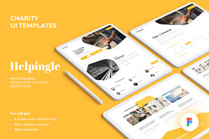 Charity Figma UI Template