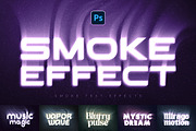 Smoke Effects for Text and Logos, a Layer Style Add-On by Andrew Skoch Design (Thumbnail 1 of 9)