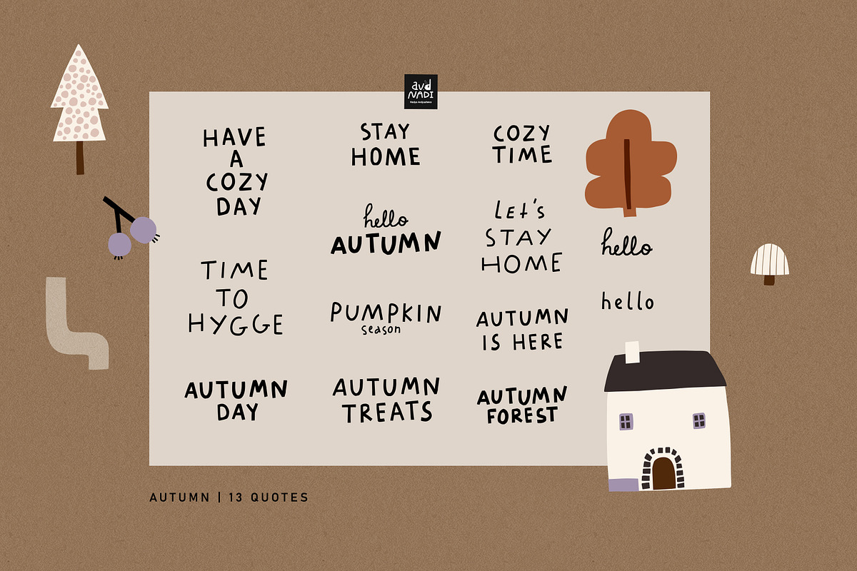 Autumn Forest graphic collection, an Animal Illustration by avdnadi (Photo 4 of 10)