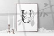 Botanical Alphabet & Monograms., a Decorative Illustration by Designwork (Thumbnail 6 of 18)