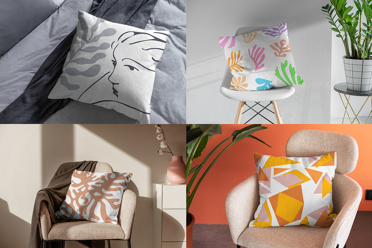 Matisse Modern Gallery Bundle 2, a Background Graphic by Wall Art Print Studio (Photo 25 of 38)