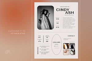 Media Kit / Rate Card CANVA & PS