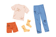 Dirty laundry, clothes set, an Object Illustration by Good Studio (Thumbnail 2 of 3)