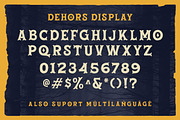 Dehors - Western Display Typeface, a Font by Letterhend Studio (Thumbnail 9 of 13)