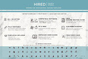 Professional & Modern Resume Design, a Resume Template by HIRED Design Studio (Thumbnail 9 of 12)