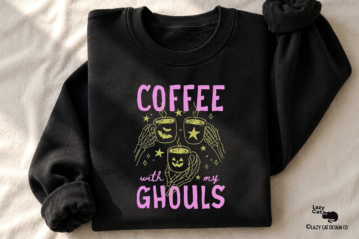 Halloween Coffee Hand-drawn Designs, an Object Graphic by Lazy Cat (Photo 5 of 7)