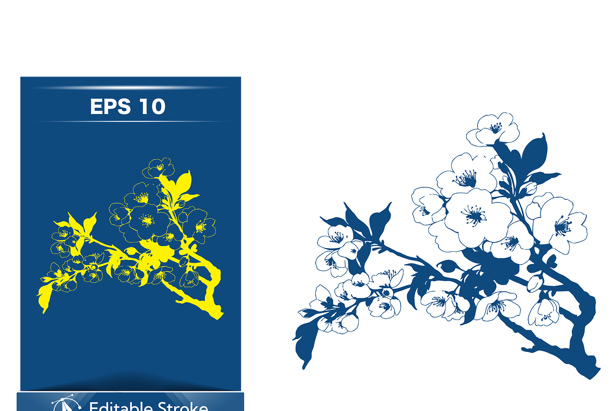 Elegant Blossom Vector Design, a Work Illustration by CarWrap design (Photo 3 of 3)