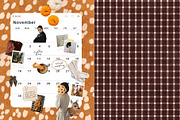100 Hand-Drawn Autumn Backgrounds, a Background Graphic by PaperJamLab (Thumbnail 10 of 16)