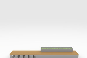 3D Model Bench Park 11