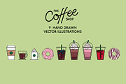 The Coffee Shop, a Food Illustration by RV Zarpelon (Thumbnail 2 of 6)