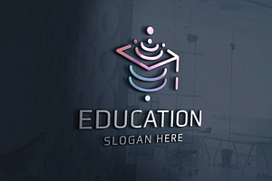 Online Digital Education Logo, a Branding & Logo Template by Design_Planet
