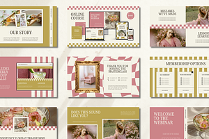 Canva Slide Deck Masterclass Webinar, a Presentation Template by Branding Babe Co.