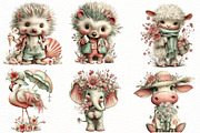 Whimsical summer Animals clipart, an Illustration by Designworld (Thumbnail 3 of 6)