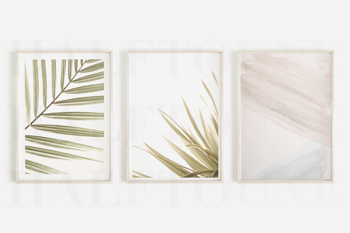 Thin Wooden Frame Mockup Bundle, a Mockup by HALFTOUNE (Photo 7 of 12)