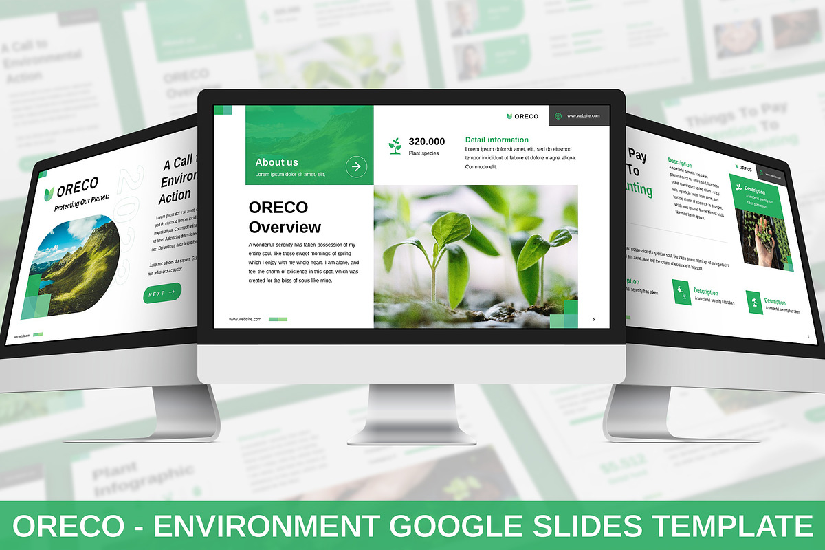 Oreco - Environment Google Slides, a Presentation Template by SlideFactory (Photo 1 of 4)