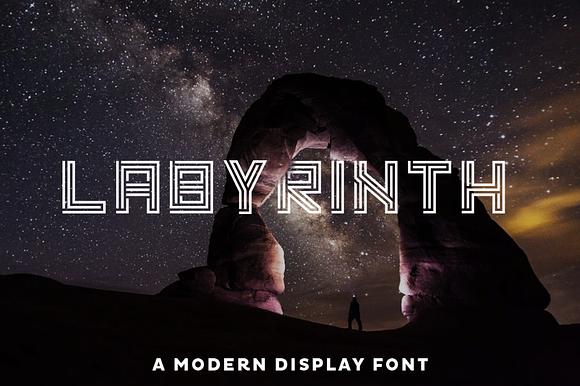 Labyrinth Font preview 4