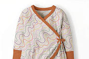 Baby Romper -Kimono one Tie Mockup, a Hoody Mockup by Nora Gad (Thumbnail 13 of 15)
