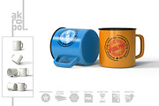 Enamel Mug Mock Up, a Cups & Container Mockup by akropol (Thumbnail 8 of 8)