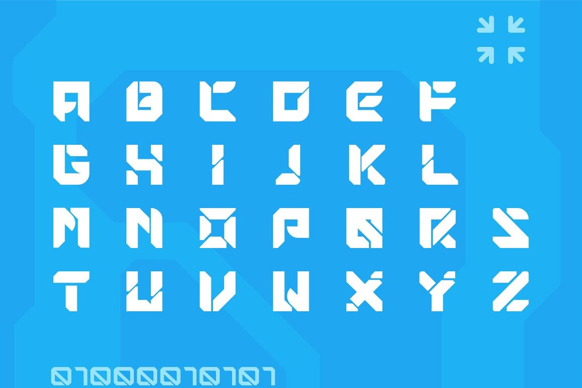 Alita - Futuristic Sci-Fi Font, a Sans Serif Font by Luna Shop (Photo 2 of 4)