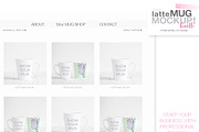 12oz Latte Mug Mockup Startin Bundle, a Product Mockup by Inspire Mockups (Thumbnail 3 of 5)