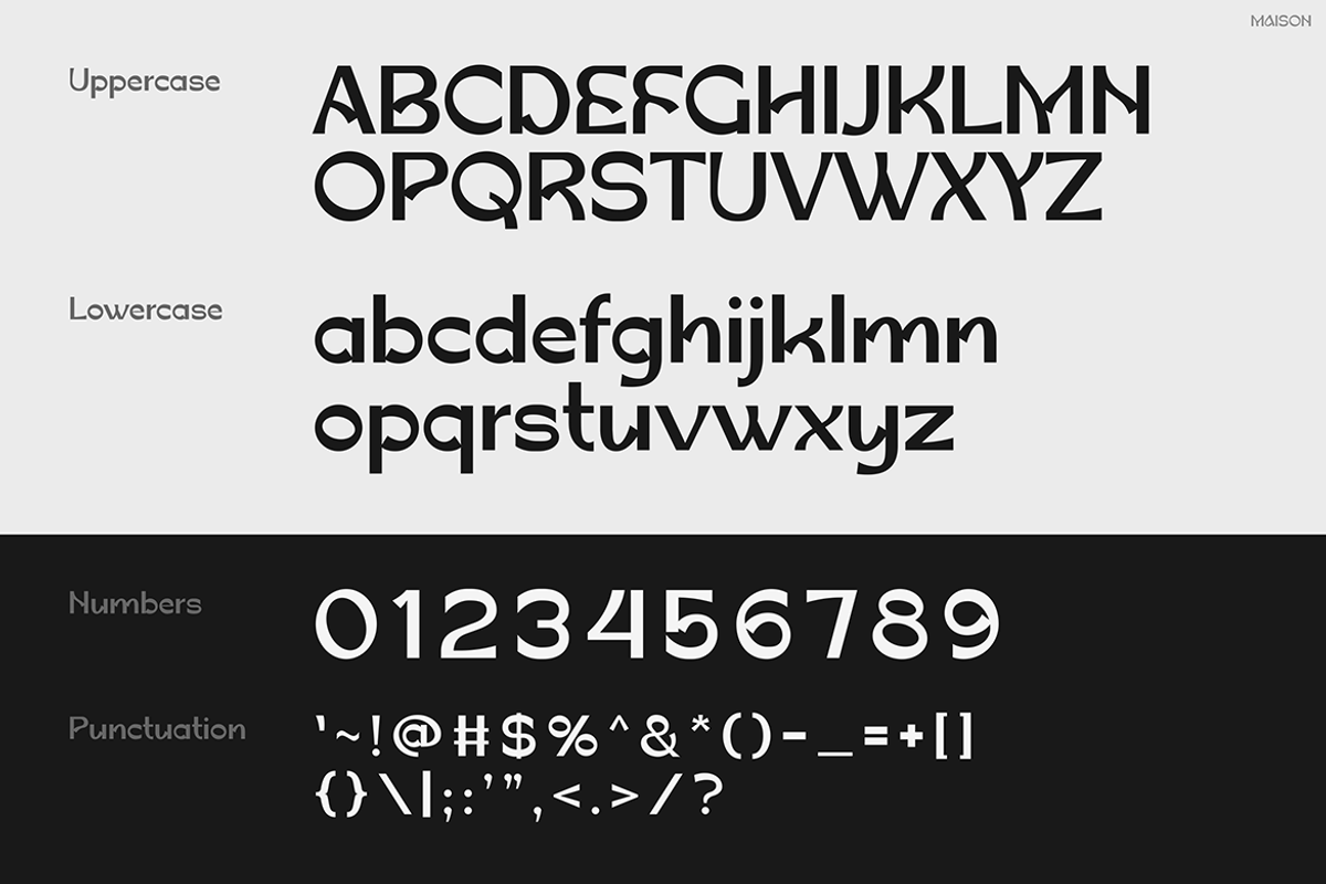 Maison, a Font by Pinisi ART (Photo 2 of 10)