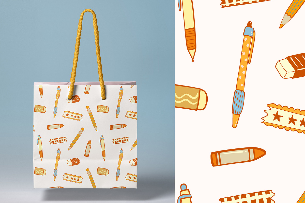 Back to School clipart patterns, an Education Illustration by Carpet Tapete Pretzel (Photo 16 of 18)