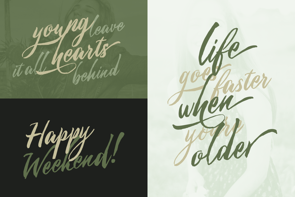Michelle Brush Script preview 3