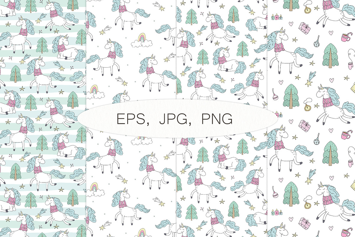 Winter Unicorn Set!, a Graphic by Irene_Boiko_ART (Photo 6 of 10)