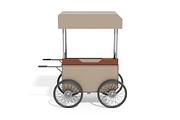 Coffee Cart 3D Model, an Object 3D Model by mrfauzi (Thumbnail 4 of 8)