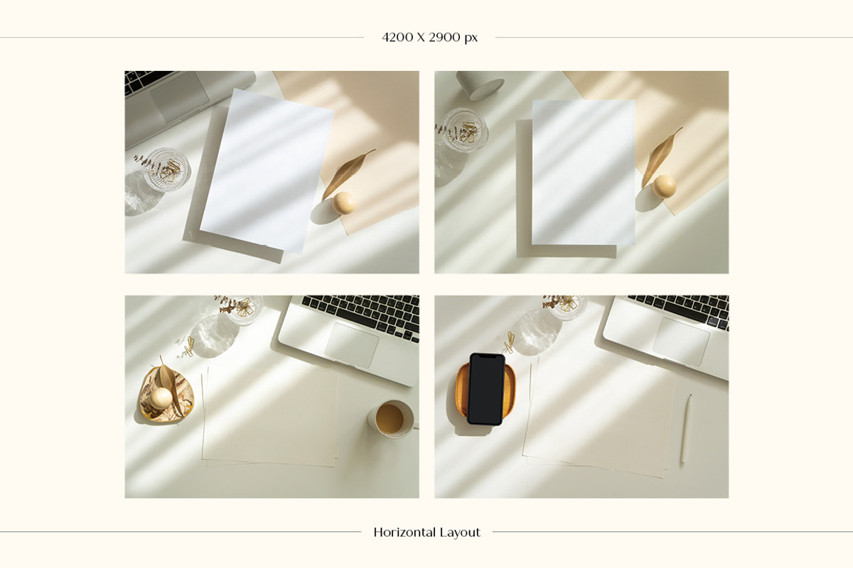 A4 Print Mockup SET, a Print Template by LOPEstudio (Photo 2 of 9)