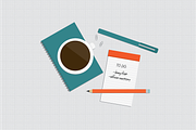 Flat Office, an Object Graphic by Enth Design (Thumbnail 3 of 3)