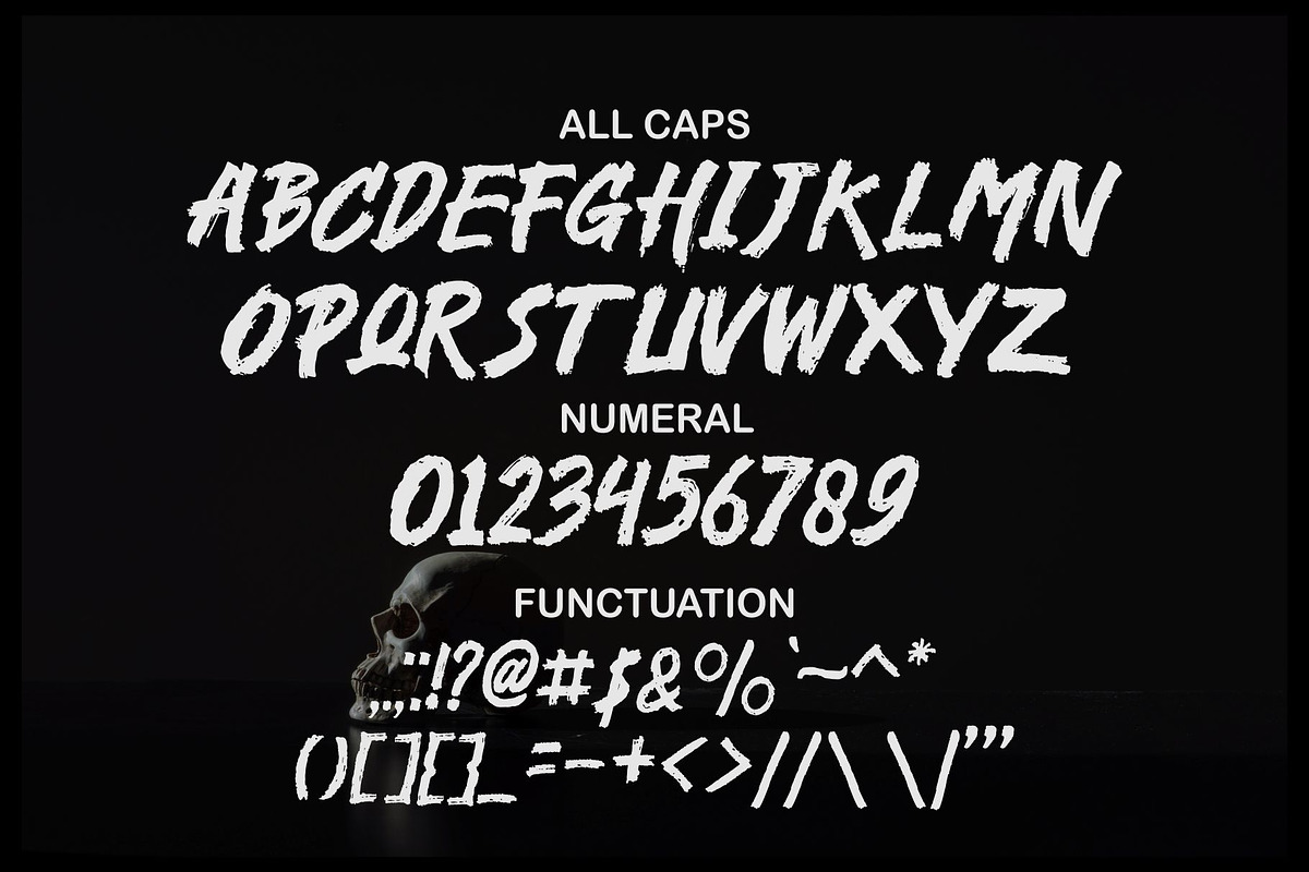 Deathless Natural Brush Font, a Script Font by Aldiwangsadipa (Photo 3 of 10)