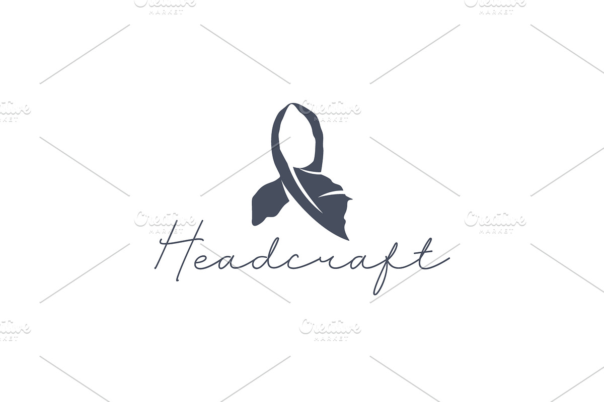 Hijab logo vector icon illustration, a Branding & Logo Template by Dyn Studio